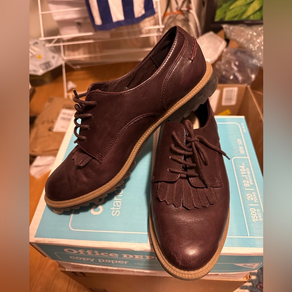 Clarks Somerset Griffin Mabel Lace Up Loafer